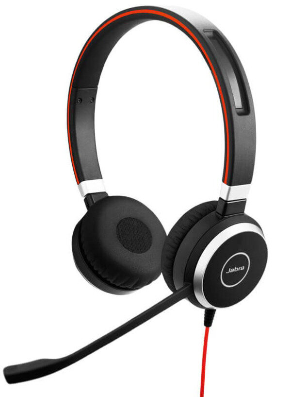 Zestaw słuchawkowy Jabra Evolve 40 Duo MS stereo słuchawki z mikrofonem czarne