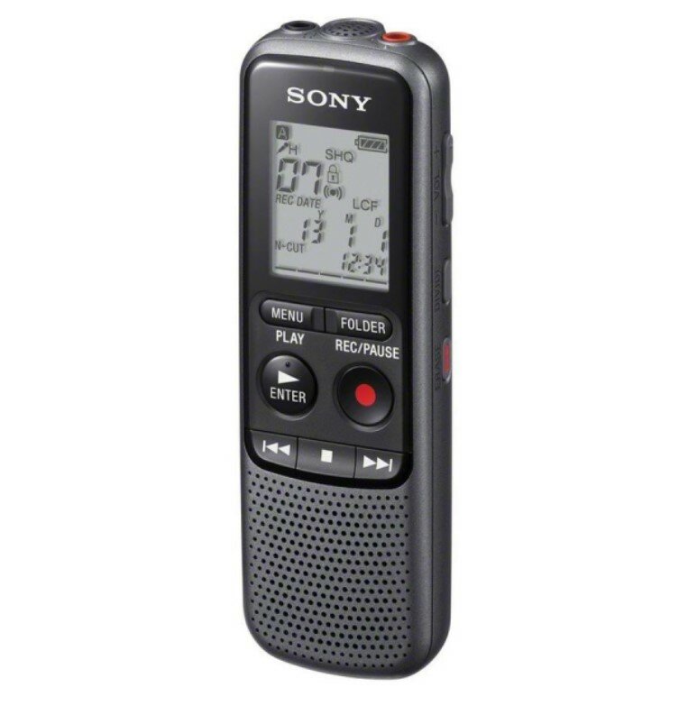 Dyktafon cyfrowy Sony ICD-PX240 widok kewy skos
