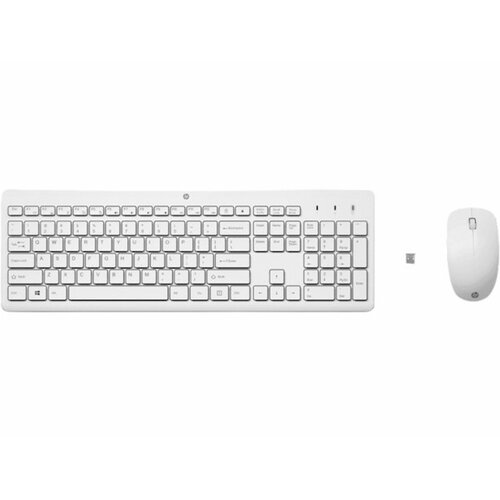 Zestaw klawiatura i mysz HP 230 Wireless Combo biały