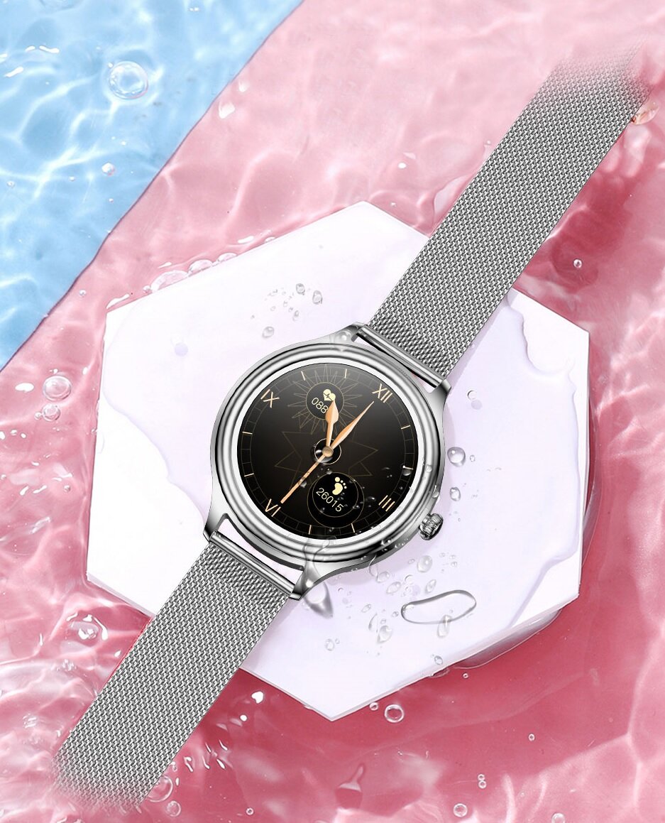 Smartwatch Kumi K3 złoty wodoodporność
