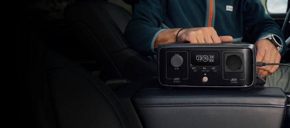 Przenośna stacja zasilania EcoFlow River 3 245 Wh od frontu