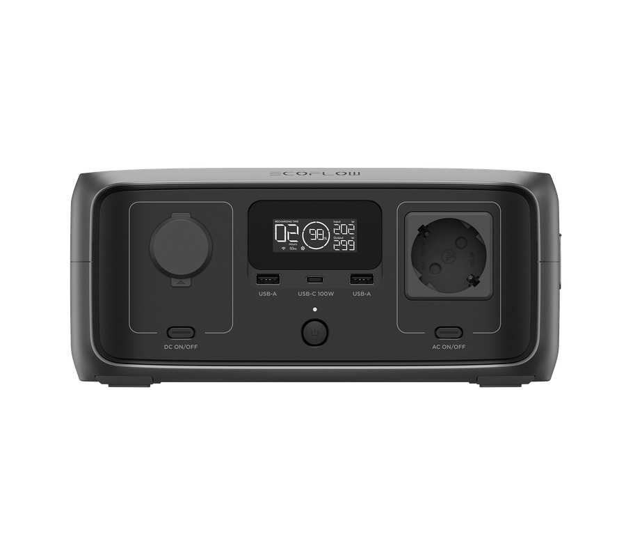 Przenośna stacja zasilania EcoFlow River 3 245 Wh od frontu