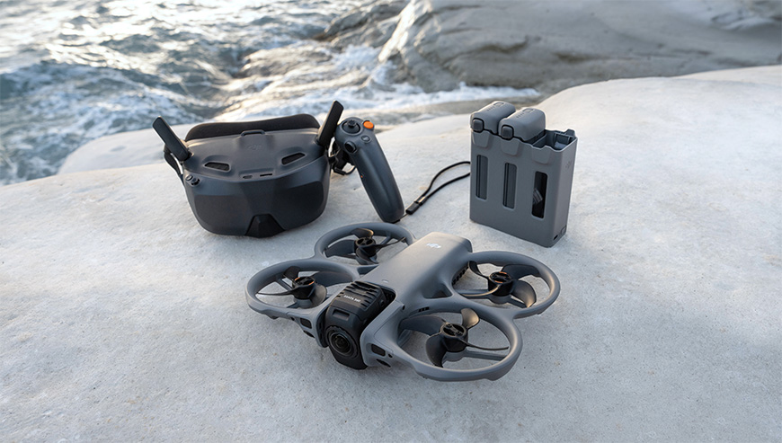 Dron DJI Avata 360 Motion Fly More Combo Goggles N3 szary