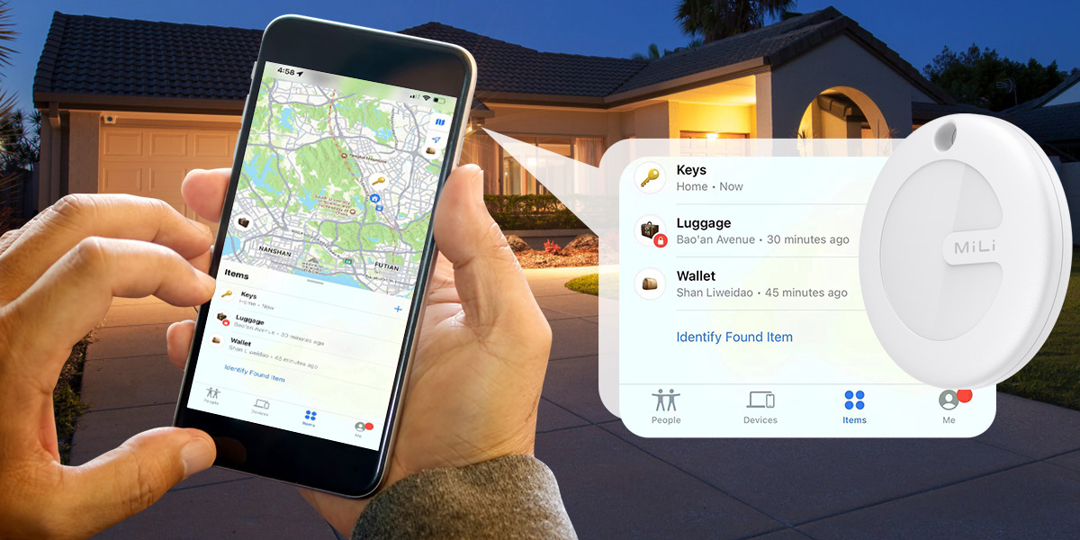 Lokalizator Mili MiTag Apple biały