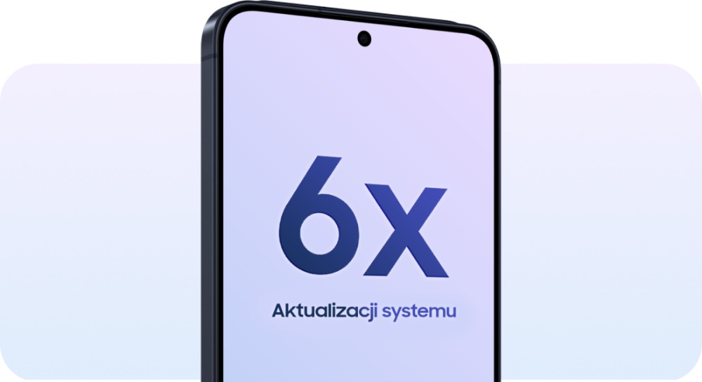Smartfon Samsung Galaxy A57 5G 8GB/256GB jasnoniebieski 6 aktualizacji systemu