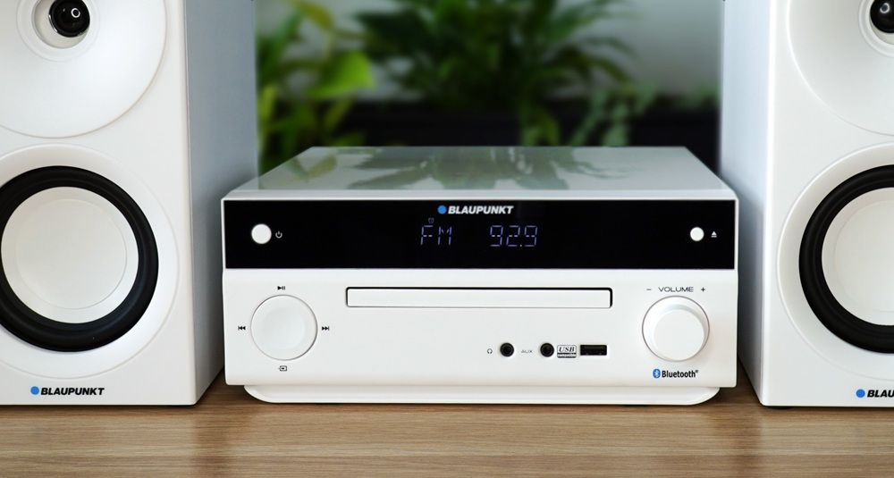 Mikrowieża Blaupunkt MS30.2BT Edition CD USB od frontu