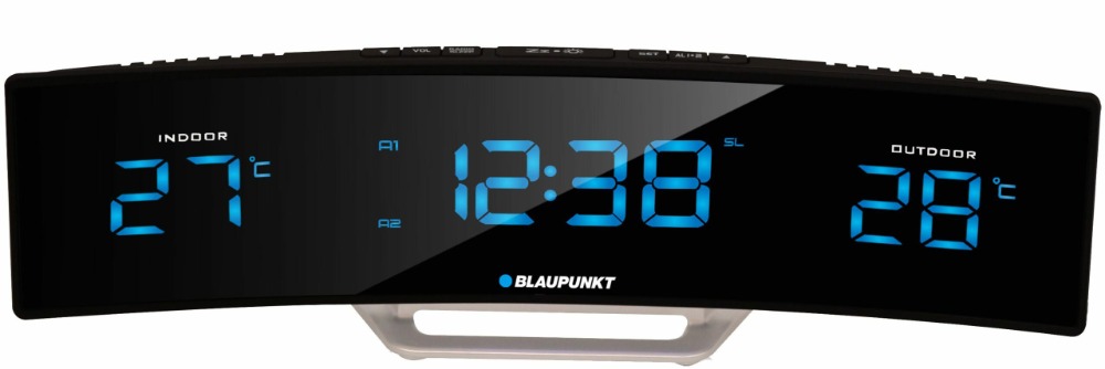 Radiobudzik Blaupunkt CR12BK czarny pod skosem