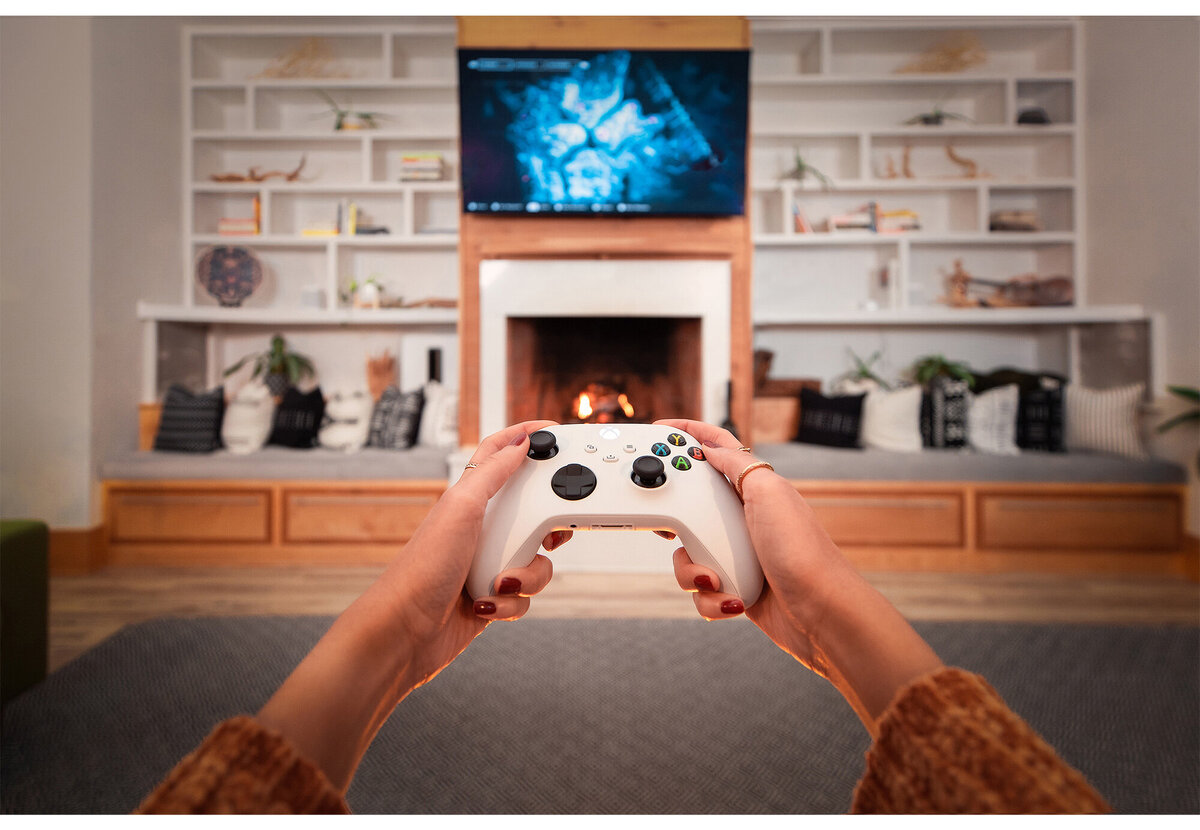 Kontroler Microsoft Xbox Series Wireless zielony widok na wprost