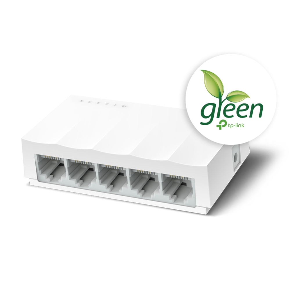 Switch TP-Link LS1005 10/100 Mb/s pod skosem
