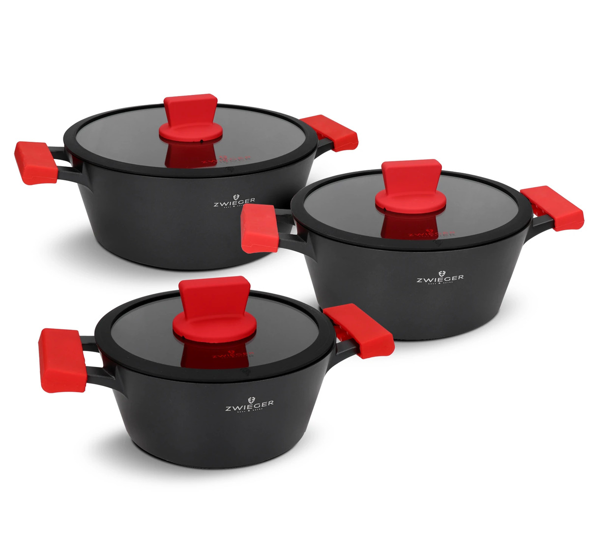 Zestaw garnków Zwieger Obsidian 6 elementów