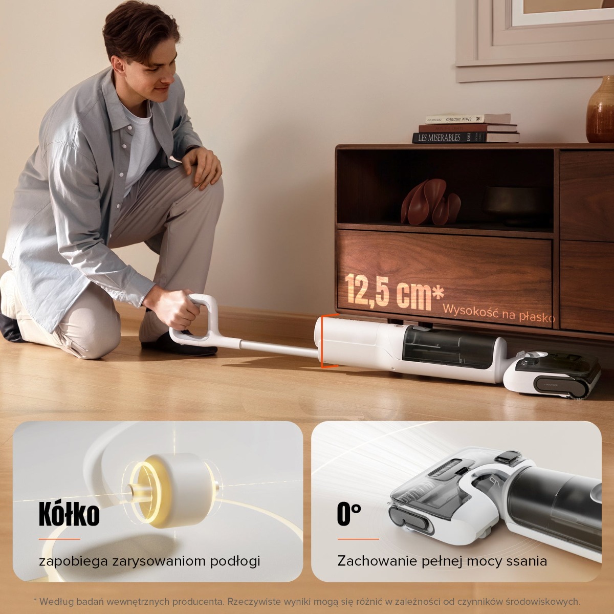 Odkurzacz pionowy Roborock F25 RT biały