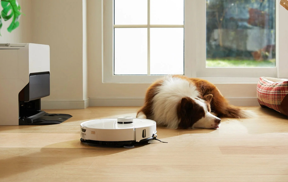 Robot sprzątający Roborock S8 MaxV Ultra  sprzątanie w obecności zwierząt