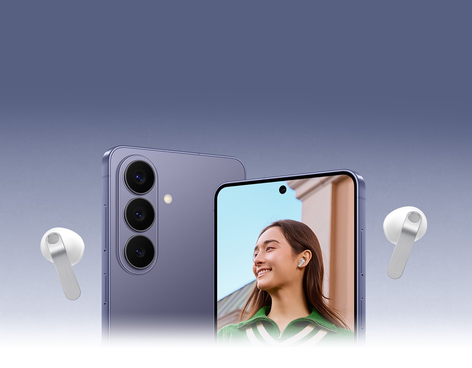 Słuchawki Samsung Galaxy Buds4 czarne smartfon i słuchawki