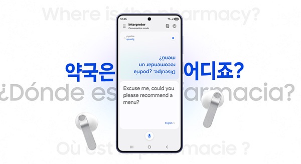 Słuchawki Samsung Galaxy Buds4 czarne funkcja tłumacza