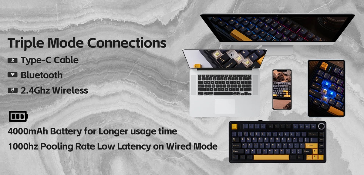 Klawiatura mechaniczna AULA F75 Gasket