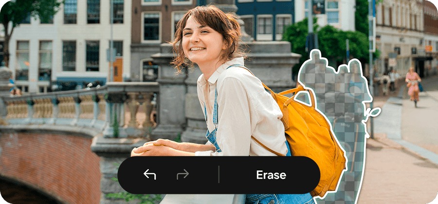 Smartfon Samsung Galaxy A57 5G 8GB/256GB jasnoniebieski usuwanie obiektów ze zdjęcia