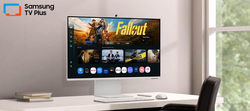 Monitor Samsung Smart M8 60Hz 4K UHD 32' pod skosem