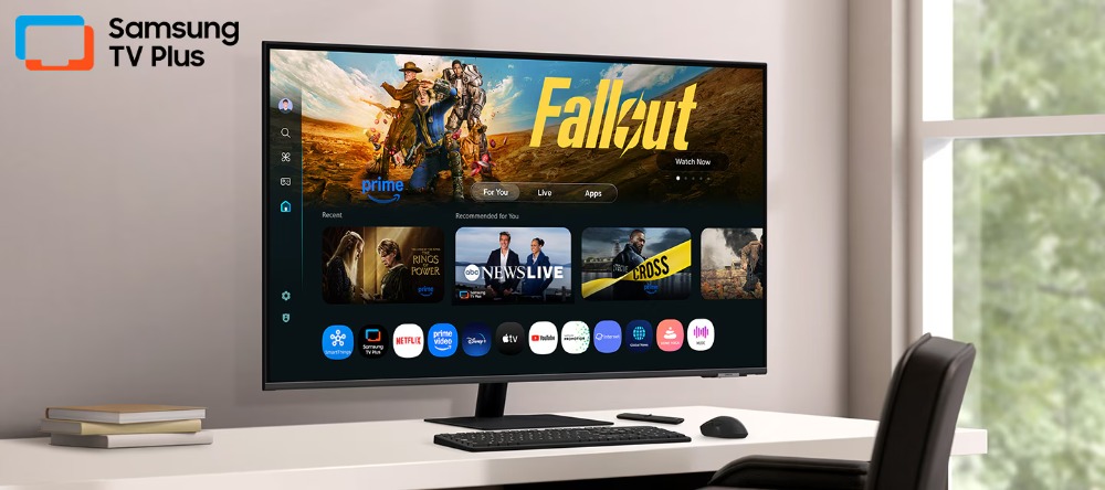 Monitor Samsung Smart M7 60Hz 4K UHD 32' pod skosem