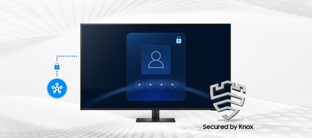Monitor Samsung Smart M7 60Hz 4K UHD 32' zabezpieczenia Knox