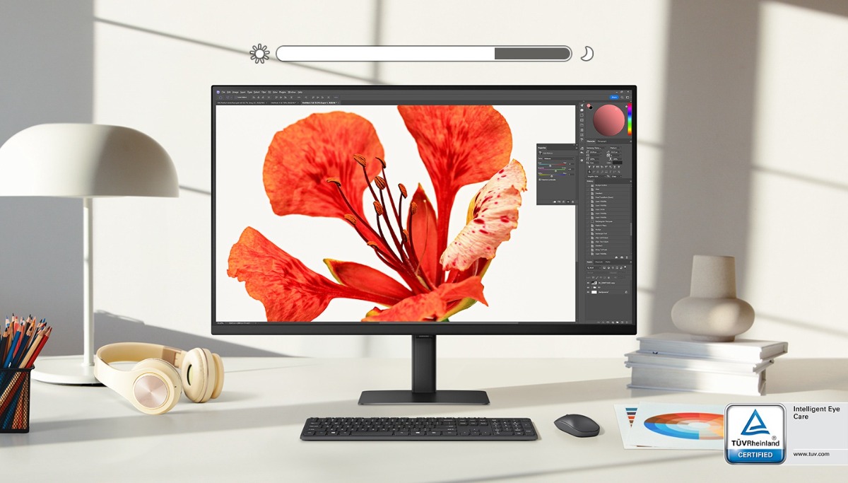 Monitor Samsung ViewFinity S7 32” 60Hz od frontu