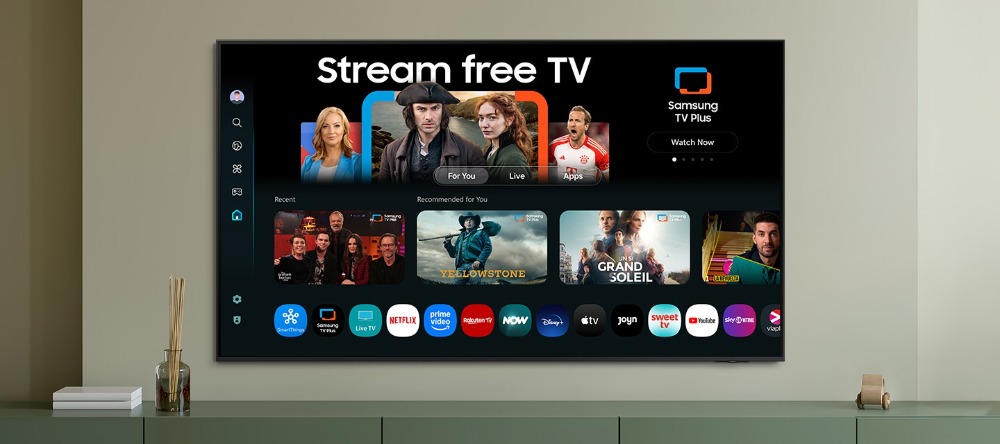 Telewizor Samsung QN80F Neo QLED 4K 100” interfejs One UI Tizen