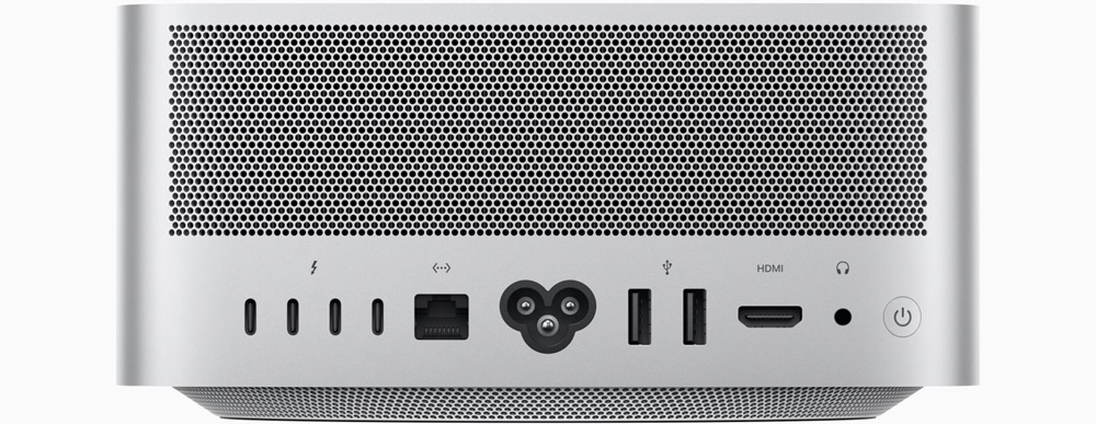 Komputer Apple Mac Studio M4 Max 36GB/512GB widok na złącza