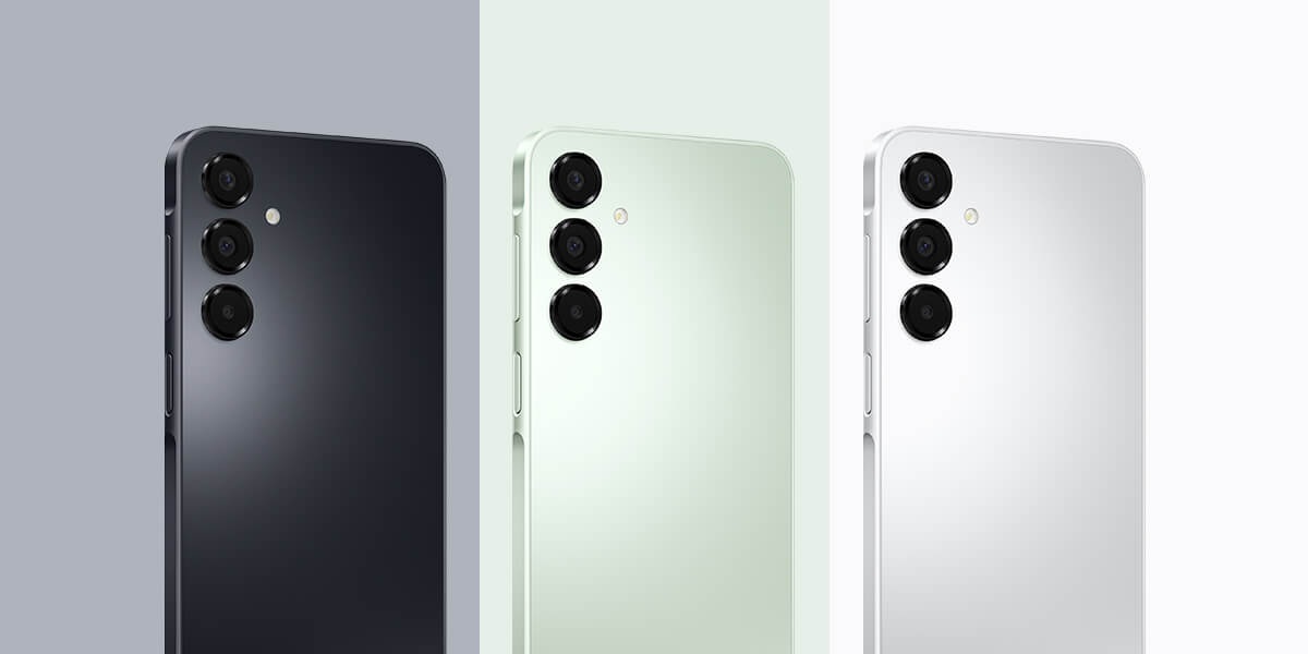 Smartfon Samsung Galaxy A16 LTE grafika przedstawia warianty kolorystyczne smartfona