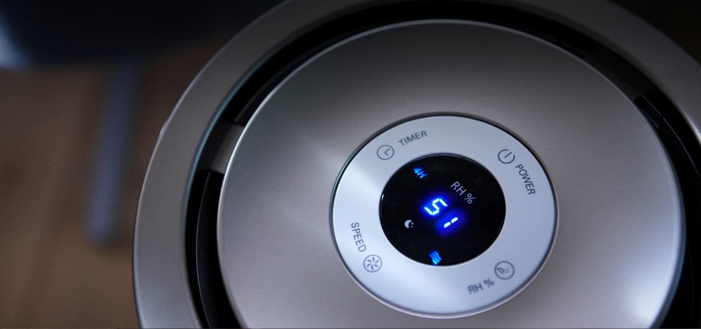 Nawilżacz powietrza Philips HU4803/01 220 ml/h widok na ekran