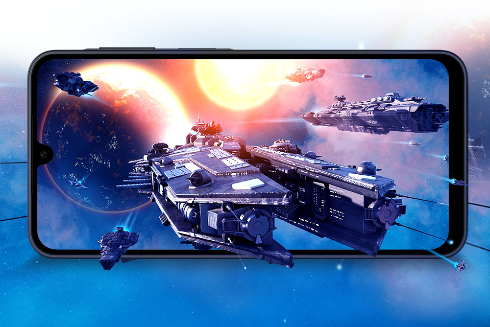 Smartfon Samsung Galaxy A17 LTE 4GB/128GB czarny od frontu