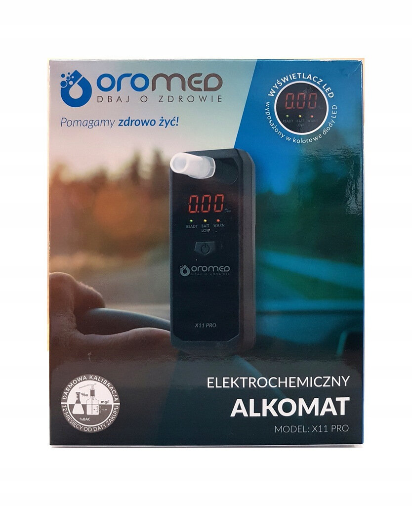 Alkomat Oromed X11 PRO opakowanie