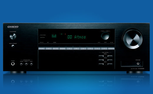 Amplituner ONKYO TX-SR494 czarny front