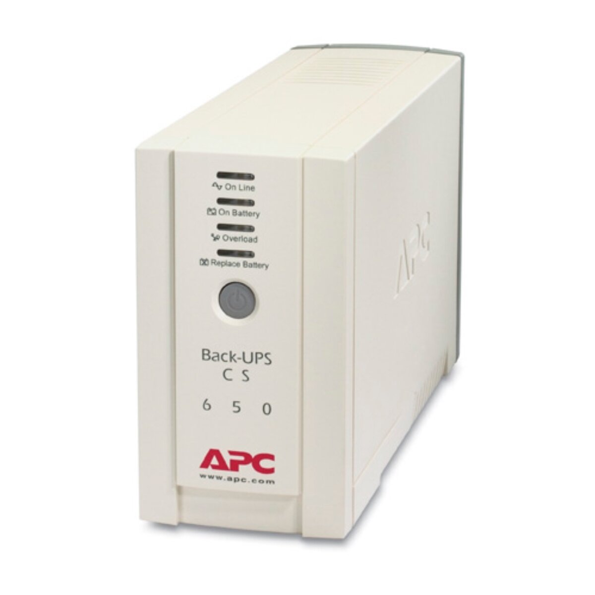 Zasilacz awaryjny UPS APC BK650EI 400 W widoczny bokiem