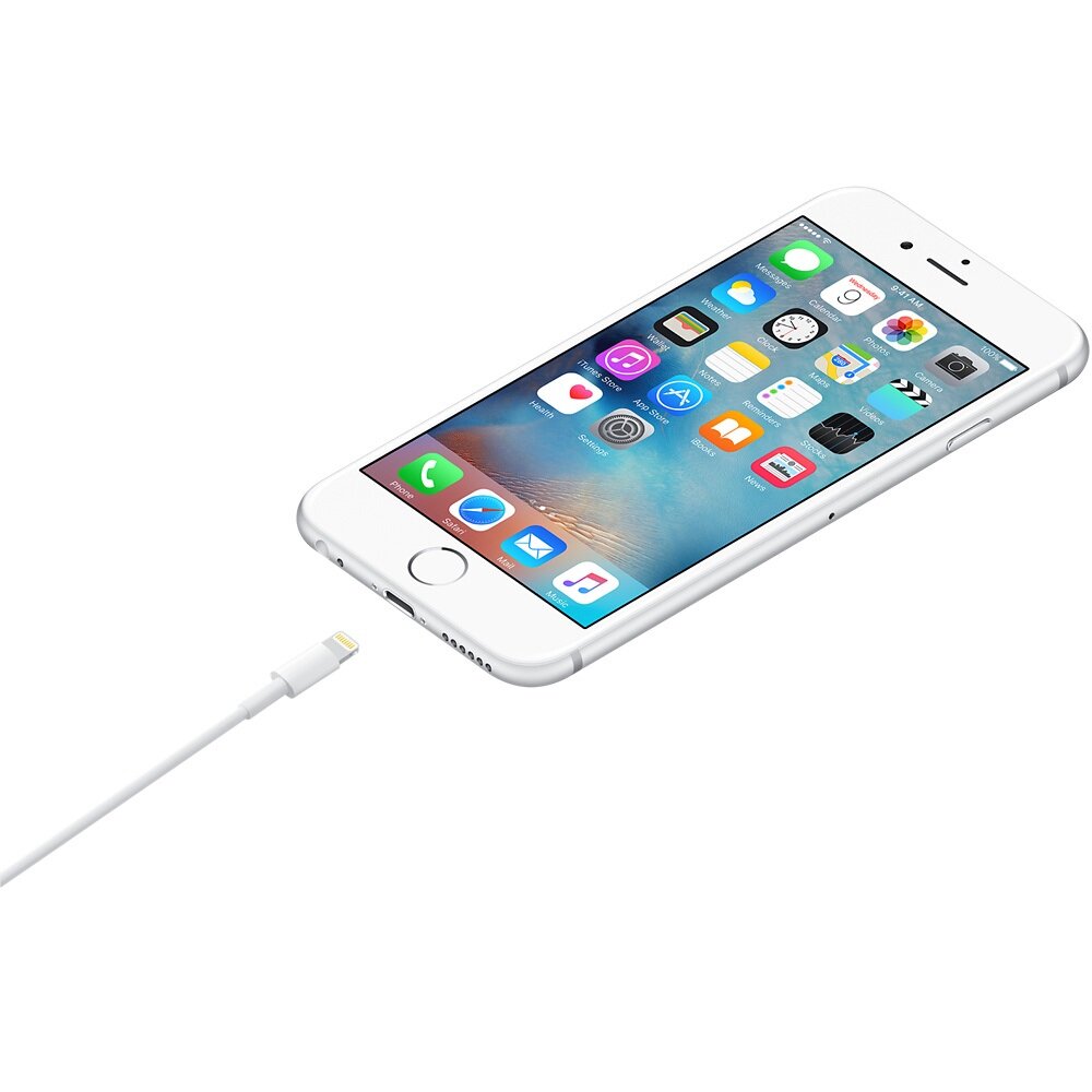 Przewód ze złącza Lightning na USB Apple MD819ZM/A (2 m) obok Iphone'a