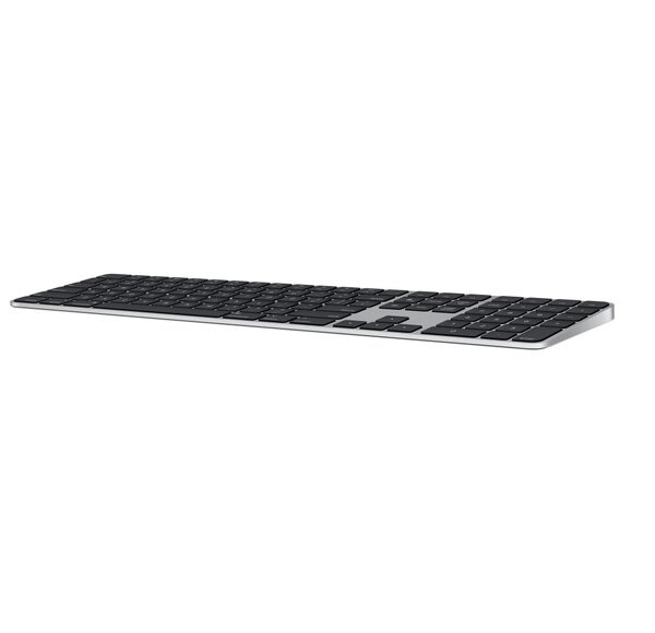 Klawiatura z Touch ID Apple Magic Keyboard Czarna pod skosem