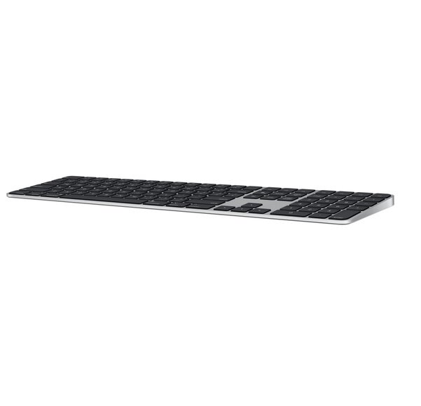 Klawiatura z Touch ID Apple Magic Keyboard Czarna pod skosem