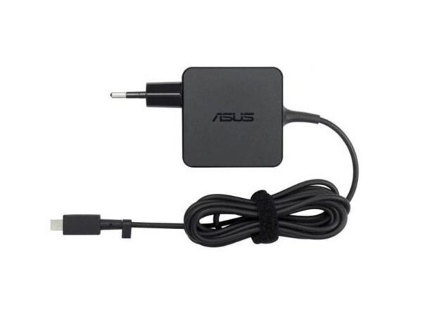 Zasilacz Asus AC65-00 90XB04EN-MPW0B0 widok na zasilacz od frontu