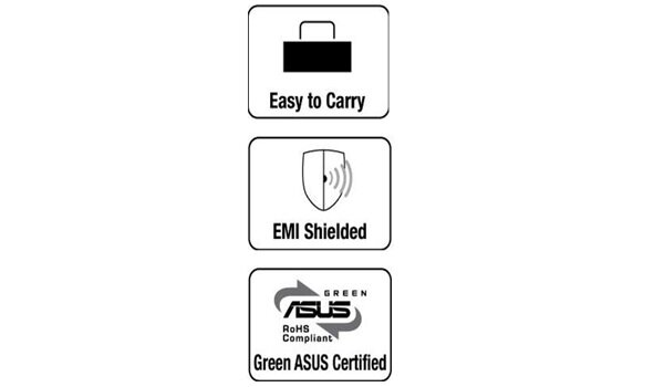 Zasilacz Asus AC65-00 90XB04EN-MPW0B0 widok na grafikę z wymienionymi cechami produktu