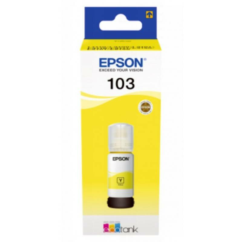 Tusz Epson 103 EcoTank Yellow 65ml żółta front opakowania