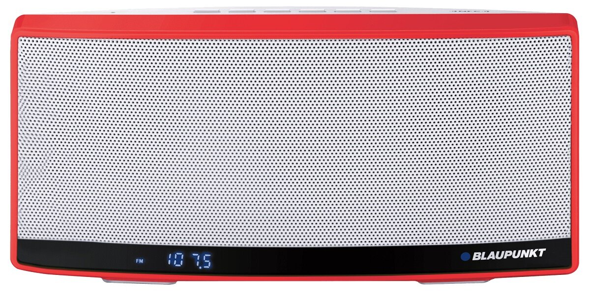 Głośnik przenośny Blaupunkt BT10RD Bluetooth widok od frontu