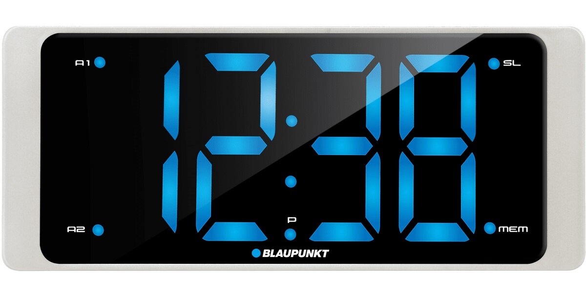 Radiobudzik Blaupunkt CR16WH FM/PLL USB od frontu