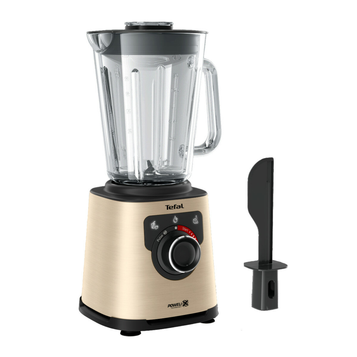 Blender kielichowy Tefal B871A31 1200W widok pod skosem