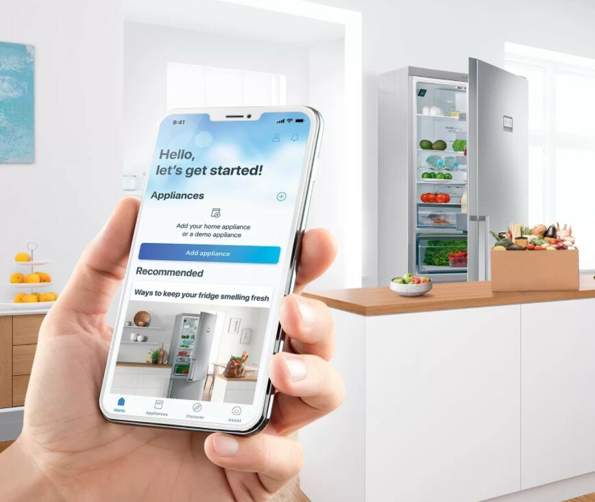 Ekspres do kawy BOSCH CTL636ES6 Home Connect aplikacja na smartfonie