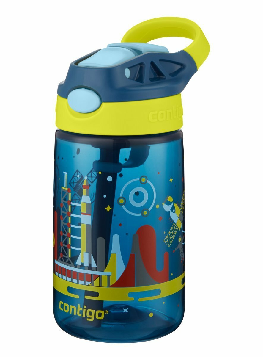 Kubek dziecięcy Contigo Gizmo Flip 414 ml - Nautical Space - na białym tle