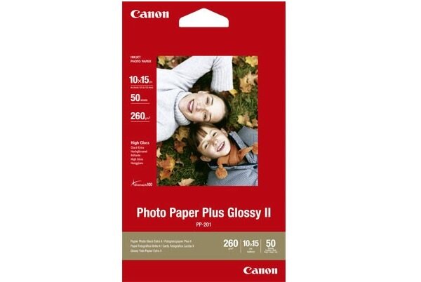 Papier fotograficzny Canon PP201 Photo Glossy 10x15cm z przodu