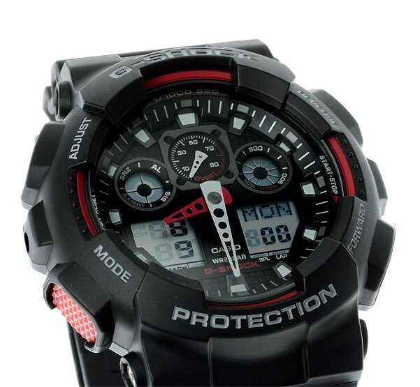 Zegarek Casio G-Shock GA-100-1A4ER z przodu