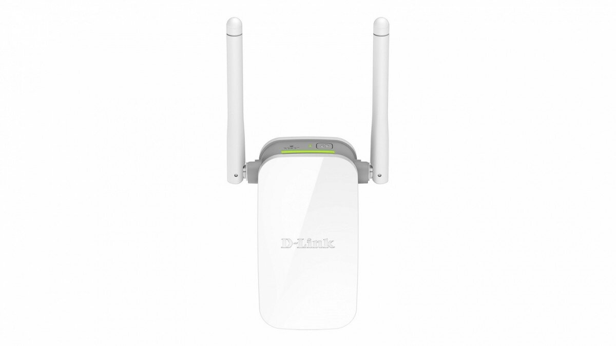 Wzmacniacz sygnału WiFi D-Link N300 DAP‑1325 widok na front urządzenia