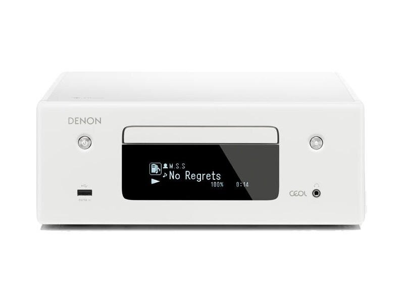 Amplituner Denon RCDN-10 Biały z przodu