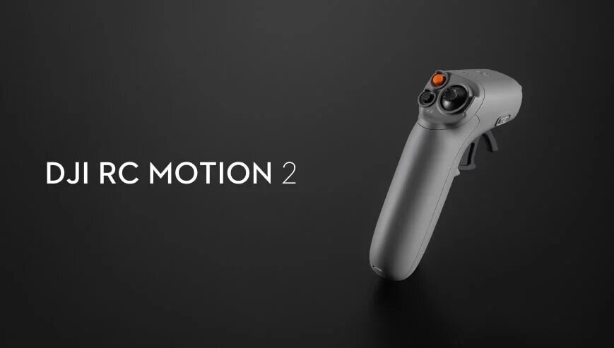 Kontroler DJI RC Motion 2 widok na baner reklamowy od frontu