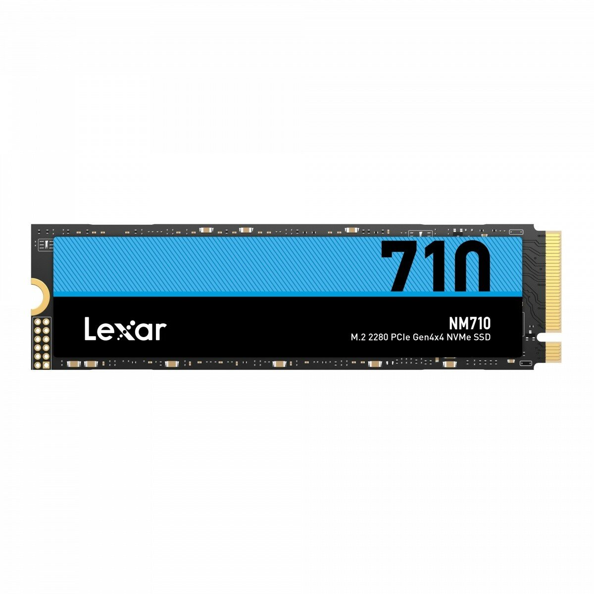 Dysk SSD Lexar 1TB 500GB M.2 PCIe NVMe widok od przodu w poziomie