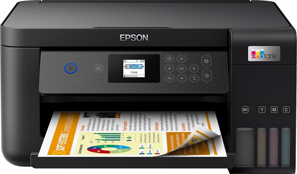 Urządzenie wielofunkcyjne Epson EcoTank L4260 widok na urządzenie od frontu